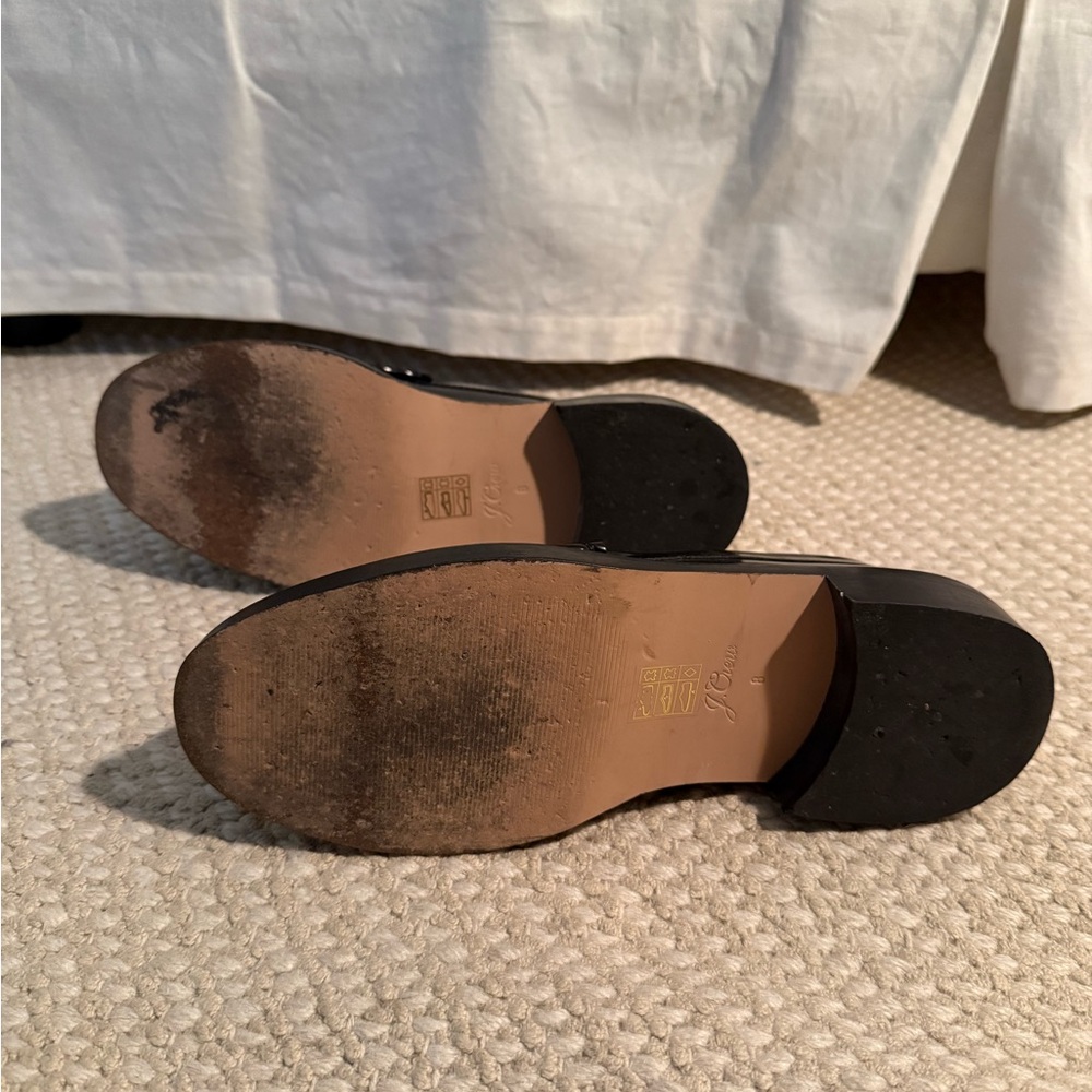 J. Crew Black Leather Penny Loafers - Picture 3 of 3